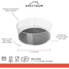 image:imageSpectrum Extra Large Tall Lazy Susan Organizer 1225 in Oyster Gray XL High Wall Turntable Rotating for Kitchen Countertop Table Bathroom Cabinet Refrigerator Pantry Shelf Under Stink OrganizationCharcoal