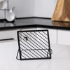 image:imageSpectrum Finley Cookbook Holder for Organization of Recipe Books and Tablets in Kitchen Dining Room and More