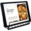 image:imageSpectrum Finley Cookbook Holder for Organization of Recipe Books and Tablets in Kitchen Dining Room and More