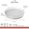 image:imageSpectrum Large Lazy Susan Organizer 11 in for Large Cabinet Fridge Pantry Table Shelf Bath Kitchen Organization Oyster Gray Rotating Turntable Spinning Storage for Condiments Spice Bottles