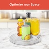 image:imageSpectrum Large Lazy Susan Organizer 11 in for Large Cabinet Fridge Pantry Table Shelf Bath Kitchen Organization Oyster Gray Rotating Turntable Spinning Storage for Condiments Spice Bottles