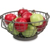 image:imageSpectrum Madison Farmhouse Fruit Basket Vintage Rustic Fruit Bowl With Handles for Kitchen Countertop Dining Tables Wire Metal Basket Storage Organizer for Fresh Food Vegetables Industrial Gray