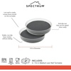 image:imageSpectrum Medium Lazy Susan Organizers 95 in Pack of 2 for Cabinet Pantry Table Rotating Kitchen Storage Spice Rack Fridge Organization Charcoal Gray Spinning Turntable for Sauces Jams CondimentsMedium