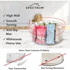 image:imageSpectrum Medium Lazy Susan Organizers 95 in Pack of 2 for Cabinet Pantry Table Rotating Kitchen Storage Spice Rack Fridge Organization Charcoal Gray Spinning Turntable for Sauces Jams CondimentsLarge