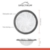 image:imageSpectrum Silicone Sink Strainer 2Pack  Flexible Kitchen Sink Drain Strainer Fits Standard Sinks Drain Guard Catch Food Debris for Sink Protection Easy Removal Dishwasher Safe TaupeGrayClear