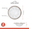 image:imageSpectrum Silicone Sink Strainer 2Pack  Flexible Kitchen Sink Drain Strainer Fits Standard Sinks Drain Guard Catch Food Debris for Sink Protection Easy Removal Dishwasher Safe TaupeWarm GrayClear