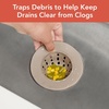 image:imageSpectrum Silicone Sink Strainer 2Pack  Flexible Kitchen Sink Drain Strainer Fits Standard Sinks Drain Guard Catch Food Debris for Sink Protection Easy Removal Dishwasher Safe TaupeTaupe