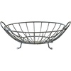 image:imageSpectrum Yumi Arched Fruit Bowl for Dining Room Table Kitchen Counter Fruit Organizer Black Wire Fruit Basket Stand for Fresh Produce Vegetables and Bread Sturdy Steel Open Design Home DecorBlack