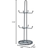 image:imageSpectrum Yumi Coffee Cup Holder Rack for Kitchen Countertop amp Coffee Bars 8 Hook Mug Tree Stand Sturdy Metal Stand for Organizing Espresso amp Tea Cups or Large Mugs Black