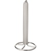 image:imageSpectrum Ashley Standing Paper Towel Holder with Weighted Base for Kitchen Countertop Organization Modern Upright Paper Towel Dispenser for Jumbo amp Standard Size Rolls Satin Nickel Finish