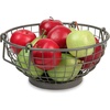 image:imageSpectrum Madison Farmhouse Fruit Basket Vintage Rustic Fruit Bowl With Handles for Kitchen Countertop Dining Tables Wire Metal Basket Storage Organizer for Fresh Food Vegetables Industrial Gray