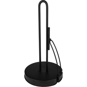 image:imageSpectrum Diversified Euro Tension Paper Towel Holder Black  Storage Organization for Kitchen Counter Pantry Laundry Apartment RV and Bathroom