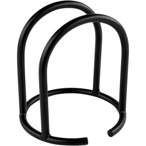 image:imageSpectrum Euro Modern Napkin Holder Organizer for Dining Room Table and Kitchen Counters Minimalist Upright Easy Access Sturdy Base Napkin Dispenser for Paper Napkins Stand Black