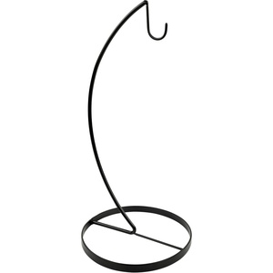 image:imageSpectrum Finley Modern Matte Black Metal Banana Holder Stand for Countertop Stability Sturdy Steel Hanging Fruit Tree Hook for Grapes and Vine Tomatoes Even Ripening and Freshness Kitchen Organizer