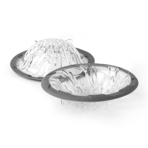 image:imageSpectrum Silicone Sink Strainer 2Pack  Flexible Kitchen Sink Drain Strainer Fits Standard Sinks Drain Guard Catch Food Debris for Sink Protection Easy Removal Dishwasher Safe TaupeGrayClear