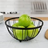image:imageSpectrum Diversified Contempo Small Fruit Bowl Classic Kitchen Design for Produce Storage Basket Holder Countertop Dcor amp Kitchen Organization Traditional Dcor BlackBlack