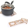 image:imageSpectrum Diversified English Bulldog Dog Trivet HeatResistant Steel Dining Table Small Protector Bold Metal Heat Pad for Modern Kitchen Table Holds Hot Pots amp Cast Iron Cookware PanOpen Sign
