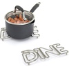 image:imageSpectrum Diversified English Bulldog Dog Trivet HeatResistant Steel Dining Table Small Protector Bold Metal Heat Pad for Modern Kitchen Table Holds Hot Pots amp Cast Iron Cookware PanDine