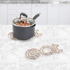 image:imageSpectrum Diversified English Bulldog Dog Trivet HeatResistant Steel Dining Table Small Protector Bold Metal Heat Pad for Modern Kitchen Table Holds Hot Pots amp Cast Iron Cookware PanEat