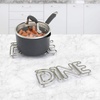 image:imageSpectrum Diversified English Bulldog Dog Trivet HeatResistant Steel Dining Table Small Protector Bold Metal Heat Pad for Modern Kitchen Table Holds Hot Pots amp Cast Iron Cookware PanDine