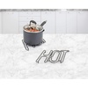 image:imageSpectrum Diversified English Bulldog Dog Trivet HeatResistant Steel Dining Table Small Protector Bold Metal Heat Pad for Modern Kitchen Table Holds Hot Pots amp Cast Iron Cookware PanHot