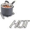 image:imageSpectrum Diversified English Bulldog Dog Trivet HeatResistant Steel Dining Table Small Protector Bold Metal Heat Pad for Modern Kitchen Table Holds Hot Pots amp Cast Iron Cookware PanHot