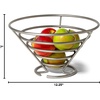 image:imageSpectrum Diversified Euro Fruit Bowl Satin NickelSatin Nickel