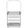 image:imageSpectrum Diversified Scroll Caddy Traditional Style Cutlery Classic Dining Table Dcor amp Kitchen Organization Silverware Holder with Handle L x 525 W x 525 H x 11 Black 46110Chrome