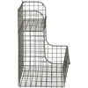 image:imageSpectrum Diversified Vintage Wall Mounted Storage Bin with Shelf WallMount Storage Entryway Mudroom Closet Basket Organizer Industrial Gray