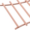 image:imageSpectrum Trivets for Hot Dishes Pots and Pans Heat Resistant Protector for Kitchen Counter Dining Tables Large 8 Inch Euro Square Decorative Metal Trivet Countertop Hot Pot Plate Dish Holder CopperCopper
