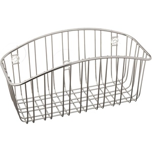 image:imageSpectrum Diversified Contempo Corner Shower Basket Stainless steelMedium