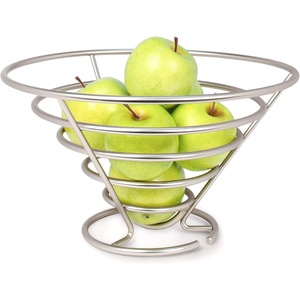 image:imageSpectrum Diversified Euro Fruit Bowl Satin NickelSatin Nickel